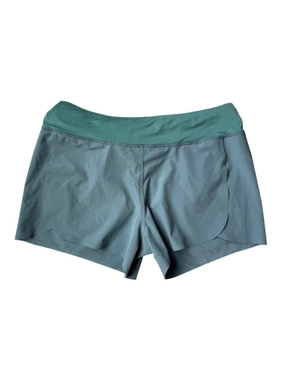 Patagonia Shorts Womens Size Large Hydropeak Board Shorts Green / Blue